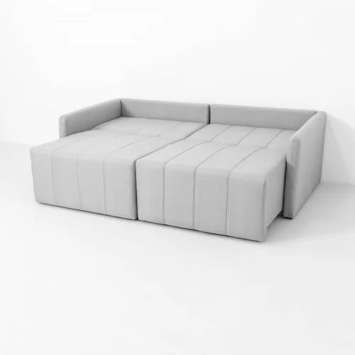 Sofá Cama Baraúna Retrátil e Reclinável 3 Lugares 2,25m em Linho - Imagem 9