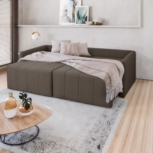 Sofá Cama Baraúna Retrátil e Reclinável 3 Lugares 2,25m em Linho - Imagem 10