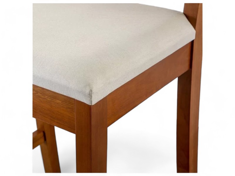 Conjunto 2 Banquetas com Encosto e Apoio para Pés Tiê - Imagem 3