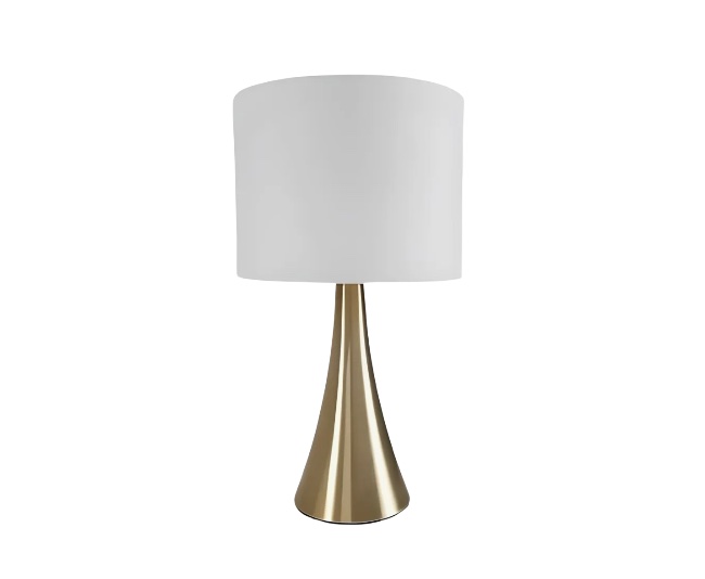 Abajur Laradore - Dourado/Branco